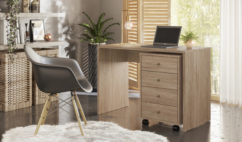 Mesa de cabeceira 100% MDF com uma gaveta
