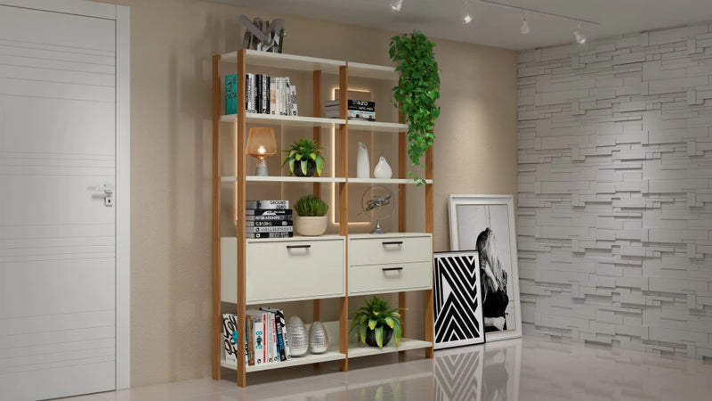 Estante para sala ou escritório cor 02 100% MDF