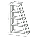 Estante Para Livros 5 Prateleirasr Freijó/Branco