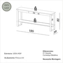Aparador estilo industrial com 1 gaveta 100% MDF