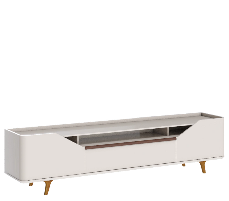 Rack de 2,18 com duas portas e uma gaveta cor 02