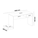 Mesa Escrivaninha Computador Gamer Artely C/ 1 Gaveta Preto/Vermelho