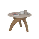 Mesa de Centro Jade Off White C/Pinho - Artely