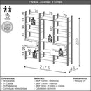 Módulo Closet para quarto em MDF